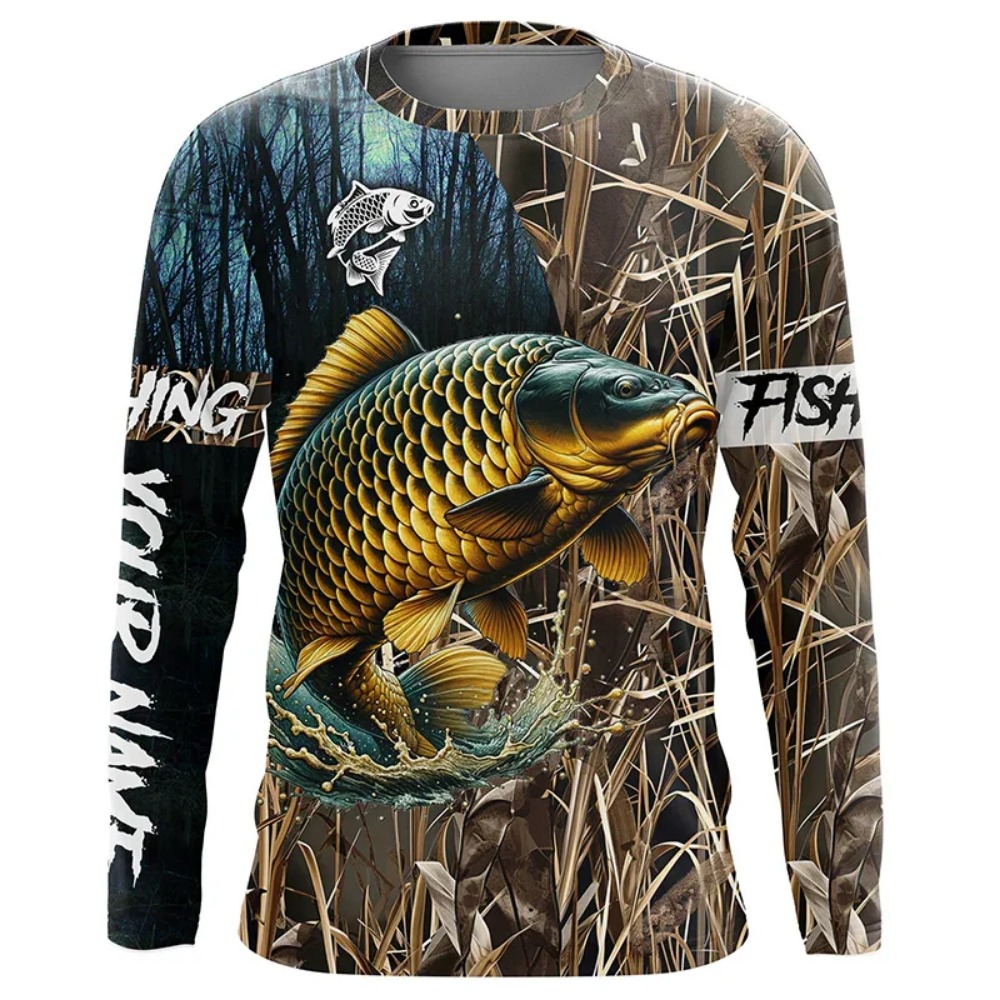 Outdoor Hunting Prints - Maglietta Sportiva Unisex con Stampa 3D